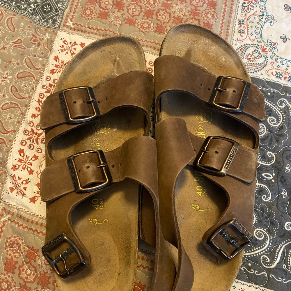 Birkenstock Oiled Leather Milano 40 Narrow